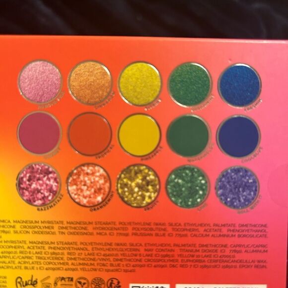 NIB/NWT Rude Cosmetics
Mentos Beauty Mixed Fruit Neon Palette - Picture 5 of 14